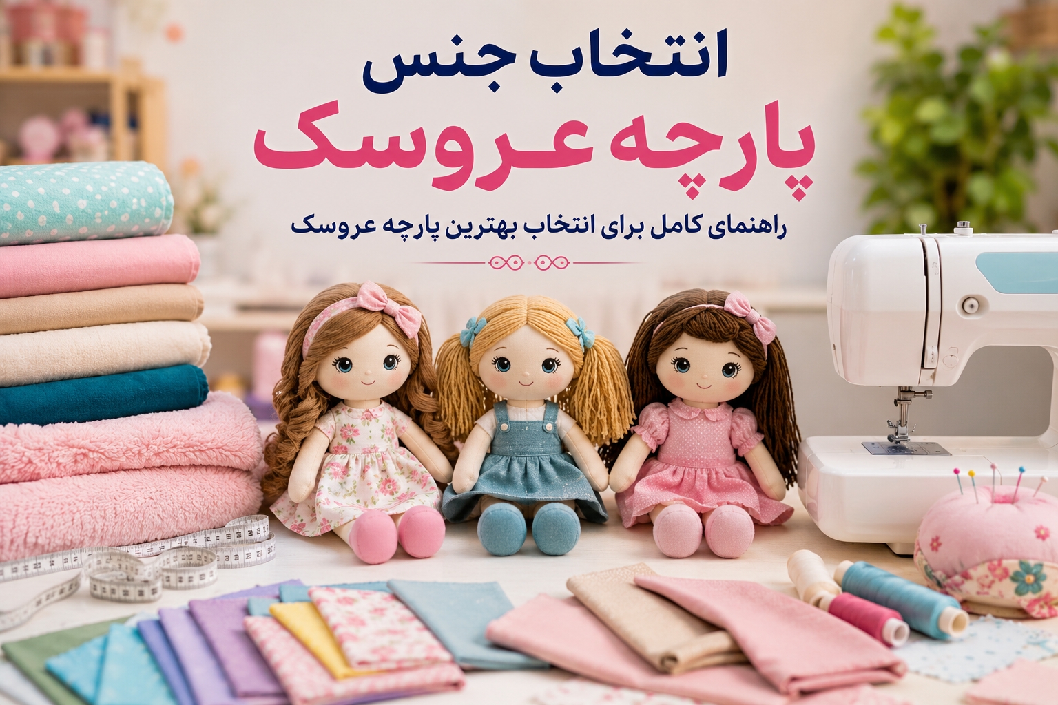 انتخاب جنس پارچه عروسک؛ راهنمای کامل برای خرید بهترین پارچه عروسک