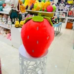 عروسک پولیشی توت‌فرنگی 50سانتی | خرید عروسک فانتزی بزرگ از هپی پارتی